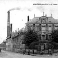 Carte postale ancienne passé industriel d'Asnières